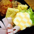 rahoo's cooksnap of when they made チーズで可愛い市松チェックなハート.