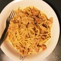 はっぴーえだまめ's cooksnap of when they made ツナとベーコンのクリームパスタ.