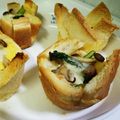 ユルトン's cooksnap of when they made ミニタルト型で食パンキッシュ.
