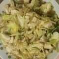 たまご0909's cooksnap of when they made 簡単！キャベツとささみのしめじの炒め物.