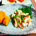 SP♪'s cooksnap of when they made ちくわときぬさやの梅和え.