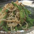 さやぽっぽキッチン's cooksnap of when they made 小女子ピーマン白滝のきんぴら炒め.