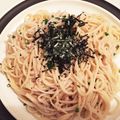 とまとま１０'s cooksnap of when they made めんつゆで簡単！和風たらこパスタ☆☆.