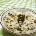 赤い電話's cooksnap of when they made 簡単わかめごはん.