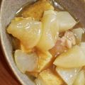 めいめいかあさん's cooksnap of when they made かぶ・あげ・鶏肉の煮物.