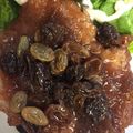 8jasmint8's cooksnap of when they made 鶏もも肉とレーズンの赤ワイン煮.