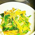 ユーロン's cooksnap of when they made 小松菜ともやしの胡麻ポン酢和え.