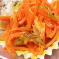 みぃ＊＊＊'s cooksnap of when they made 節約！さっぱりレモン♬にんじん☆きんぴら.