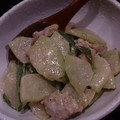 koko1228's cooksnap of when they made 隼人瓜の味噌マヨ炒め.