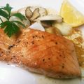 チルチル．フィガロ's cooksnap of when they made サーモンのソテー*焦がしバター醤油レモン.