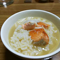 クックYV6QR9☆'s cooksnap of when they made 残りご飯で白菜と鮭の簡単雑炊.