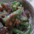 amanusa's cooksnap of when they made ✿いんげんとこんにゃくの❀胡桃✿味噌和え.