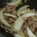 ma___111's cooksnap of when they made 超簡単！ひき肉と玉ねぎ炒め 今日は丼に！.