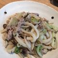 たま部's cooksnap of when they made 白菜入りたらこソースうどん.