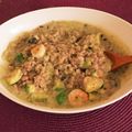micansan's cooksnap of when they made 雑穀米で☆海老とアボカドの豆乳リゾット.