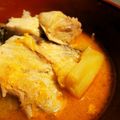 MIE88888's cooksnap of when they made 金沢「とり野菜みそ」でブリのアラを煮た！.