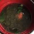 ゆかりりりー's cooksnap of when they made とろろ昆布と三つ葉のお吸い物～梅干し風味.