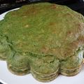 ニコ38's cooksnap of when they made 子供も大好き♡小松菜とバナナのケーキ.