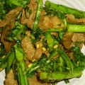 ぽん☆ちょこ's cooksnap of when they made 春菊と牛肉の和風炒め.