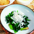 SP♪'s cooksnap of when they made ほうれん草としらす干しの和え物.