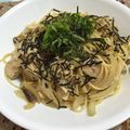クックB6ZZ0G☆'s cooksnap of when they made 大葉たっぷり♥鶏肉ときのこの和風パスタ♫.