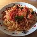 pandaayu's cooksnap of when they made 簡単！10分！ツナのトマトソースパスタ.