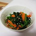 truemoon's cooksnap of when they made 菊菜（春菊）のゴマ和え.