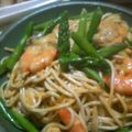 てるてるぼうず♪'s cooksnap of when they made 海老のアメリケーヌソーススパゲティ.