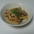みゆゆ監督's cooksnap of when they made 豚肉とれんこんの炒め.