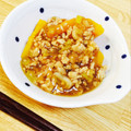 こん☆にゃく's cooksnap of when they made 蒸しかぼちゃの肉あんかけ.