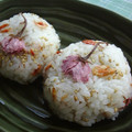 doiko's cooksnap of when they made お花見弁当✿Ｗ桜おにぎり✿桜海老＆桜.