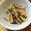 ぎゅうこ1129's cooksnap of when they made 山芋とワカメのゴマ風味サラダ.