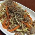 まる１０'s cooksnap of when they made 切干大根のミンチ炒め.