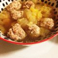 みみよす's cooksnap of when they made 柚子胡椒風味！鶏団子スープ.