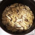 クックXDWHTI☆'s cooksnap of when they made 《ストウブ》お鍋で秋のきのこ炊き込みご飯.