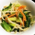 피오！'s cooksnap of when they made 小松菜ともやしの胡麻ポン酢和え.