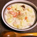 布団の匂い's cooksnap of when they made ルーいらずで簡単おいしいクリームシチュー.