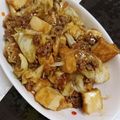 meguchunpa's cooksnap of when they made ＊キャベツと豚バラの厚揚げ味噌煮込み.