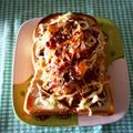 こうまさmam's cooksnap of when they made お好み焼き風トースト.