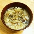 YUZVIO's cooksnap of when they made 食物繊維たっぷり☆もずくとえのきのスープ.