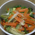 こぼっと's cooksnap of when they made 人参とおネギのササッと炒め.