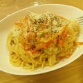 里部あみ's cooksnap of when they made ツナのクリームパスタ.