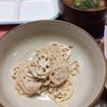 遥ちゃんのママ's cooksnap of when they made れんこんめんたい.