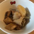 pandaayu's cooksnap of when they made スジと大根とこんにゃくの味噌煮込み.