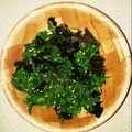 ホッと。's cooksnap of when they made ラディッシュの葉と海苔のナムル風.