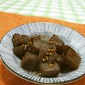 赤い電話's cooksnap of when they made こんにゃくのピリ辛炒め.