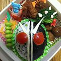 やくまるん's cooksnap of when they made キャラ弁☆仮面ライダーW.
