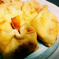 coyo2's cooksnap of when they made 和風ピザ風♧油揚げのはさみ焼き.
