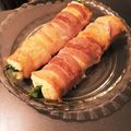 ハィさか's cooksnap of when they made 簡単☆小松菜＆油揚げ＆豚肉のクルクル巻き.