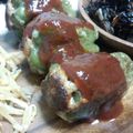 ムツミン's cooksnap of when they made ★丸ごとピーマンの肉詰め★.